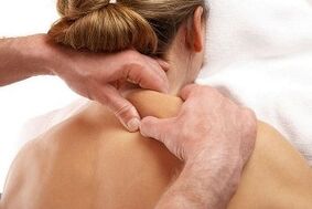 Massage for osteoarthritis of the cervical spine