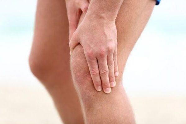 The pain in the knee joint is arthrosis