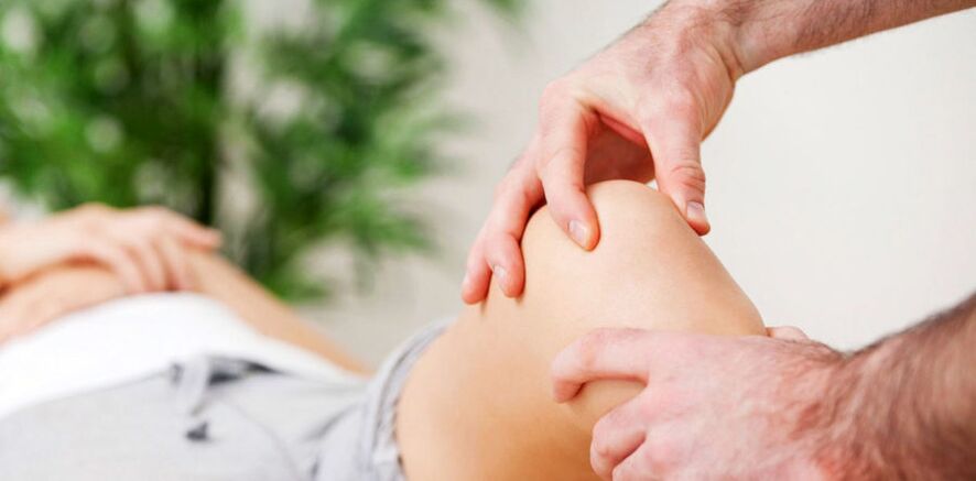 Knee massage cures joint pain