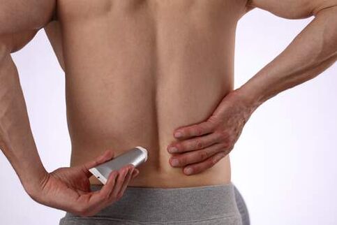 Ointments and gels for back pain relief